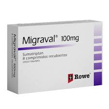 MIGRAVAL SUMATRIPTAN 100MG TAB X 4